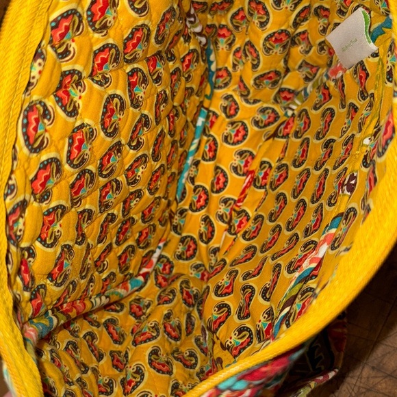 Vera Bradley Vintage Crossbody Saddle Up Purse and Wallet in Provincial Print - Picture 2 of 12